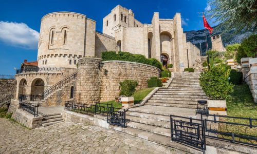 Skenderbeg Museum in Kruje Albania