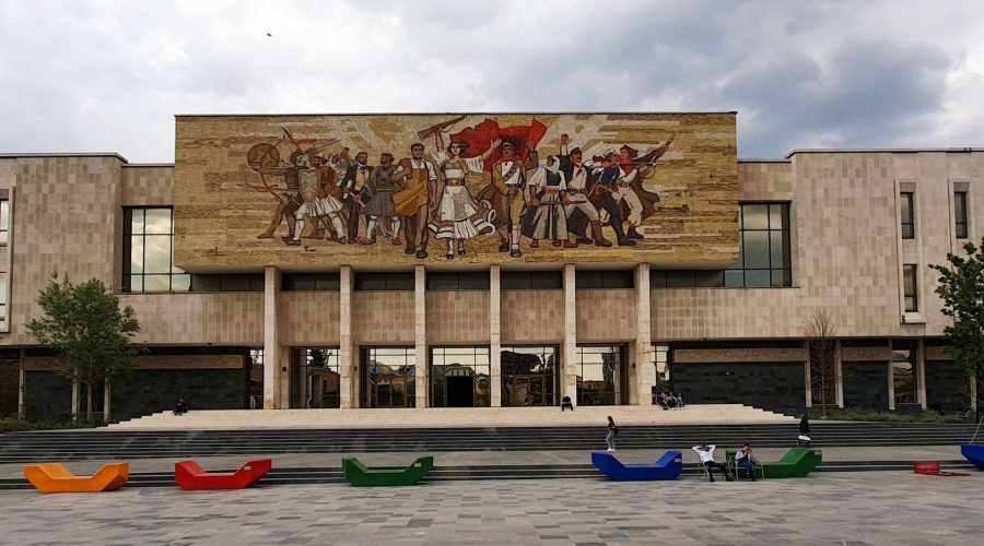 National Historical Museum Skenderbeg Square Tirana