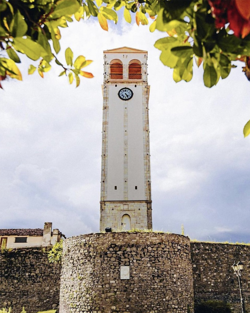 A clocktower in Elbasan Albania