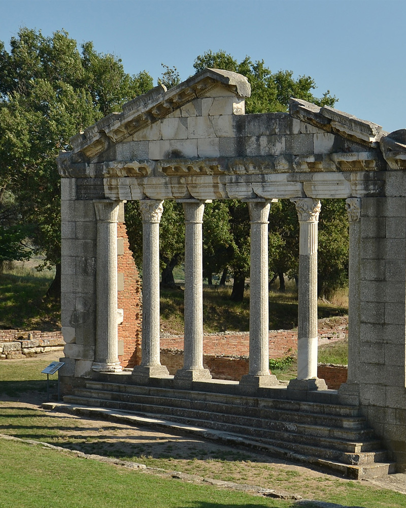 Apollonia UNESCO site in Fier Albania