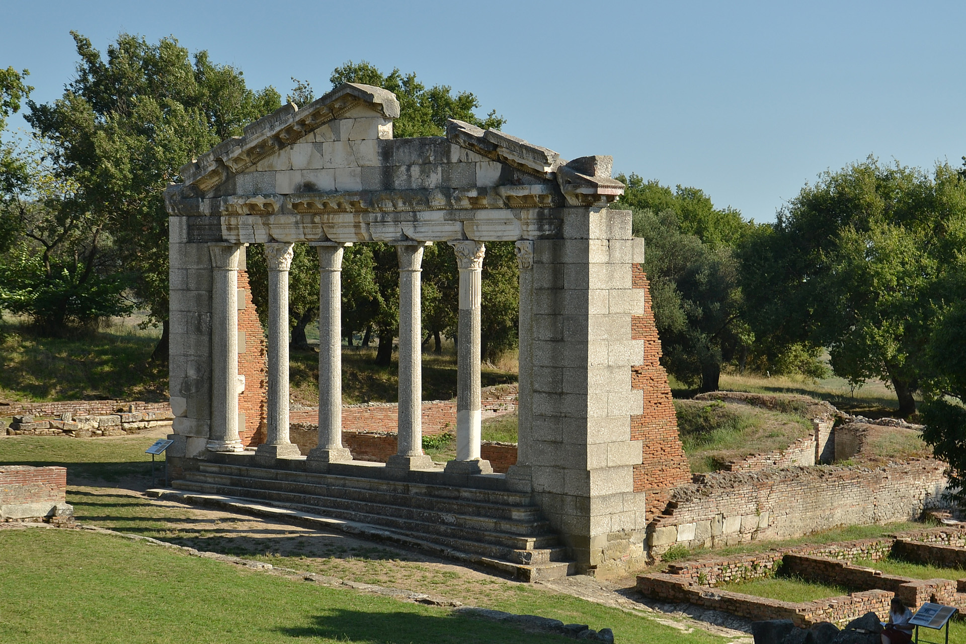 Apollonia UNESCO site in Fier Albania