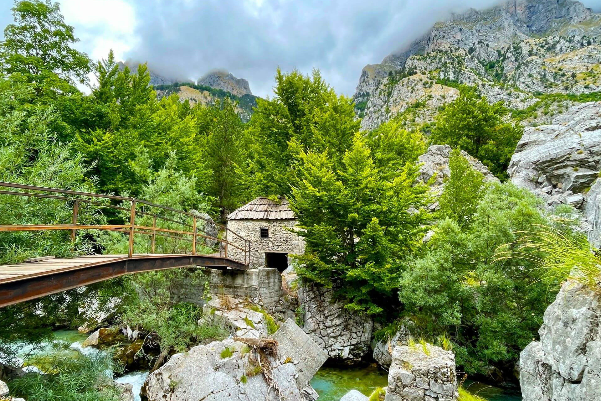The beautiful Old Mill in Valbona, Northern Albania