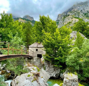 The beautiful Old Mill in Valbona, Northern Albania The beautiful Old Mill in Valbona, Northern Albania